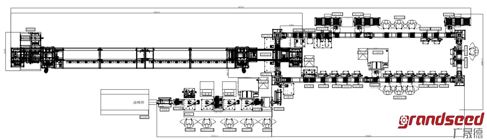 电源自动化生产线工程图