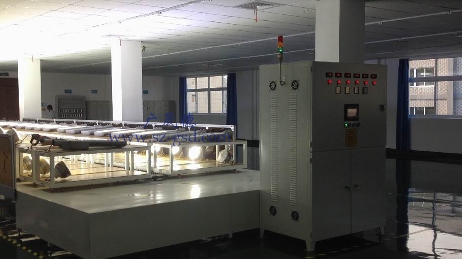 LED street lamp aging production line