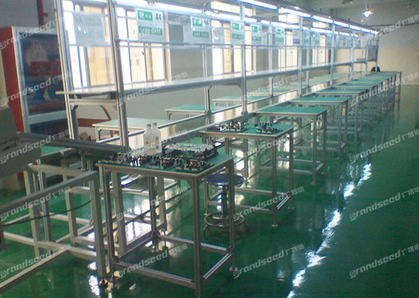 Independent workbench production line