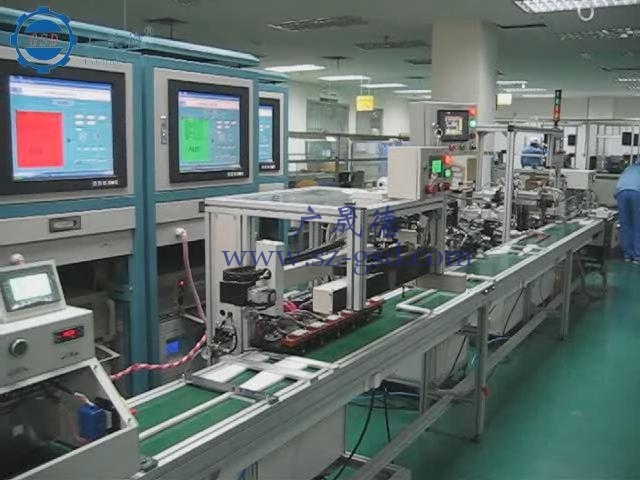 Fully automated mobile phone battery assembly line